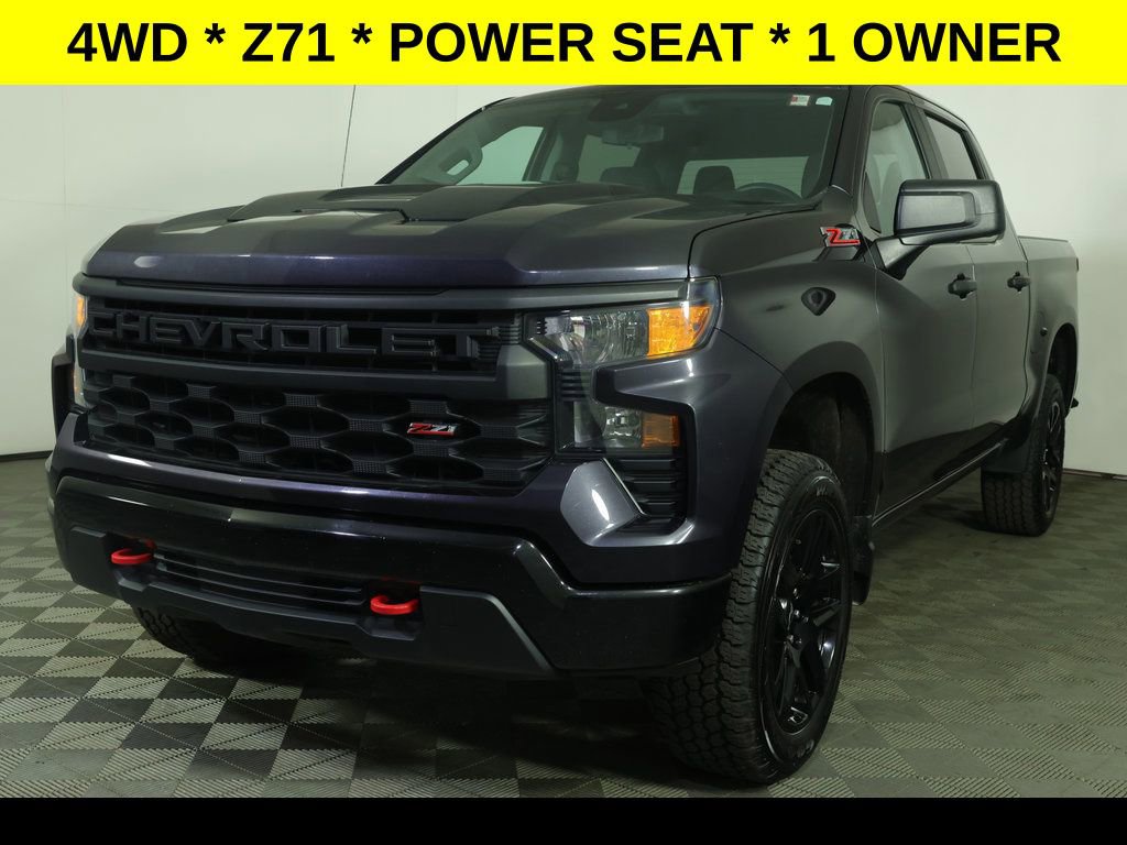 Used 2022 Chevrolet Silverado 1500 Custom Trail Boss w/ LPO, Dark Essentials Package video 1