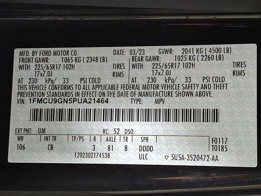 Used 2023 Ford Escape Active image 27