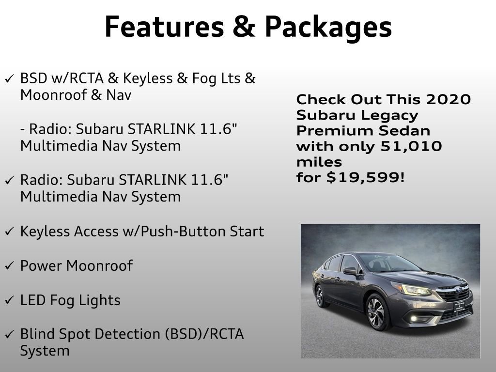 Used 2020 Subaru Legacy Premium image 12