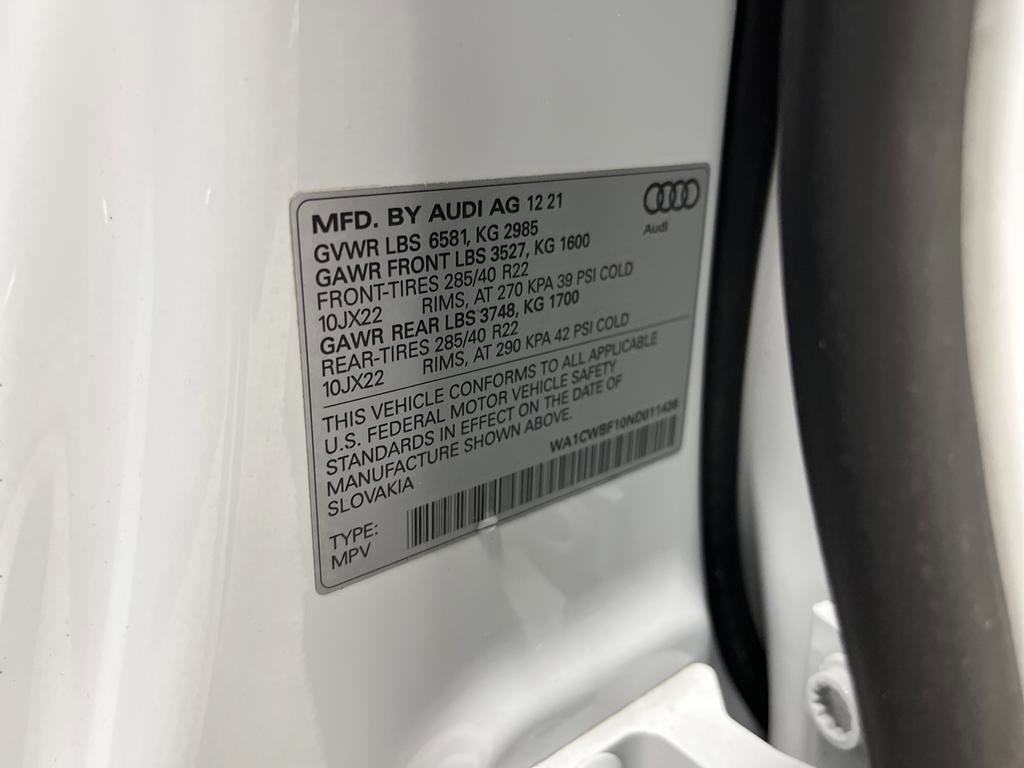 Used 2022 Audi SQ8 Prestige w/ Prestige Package image 39