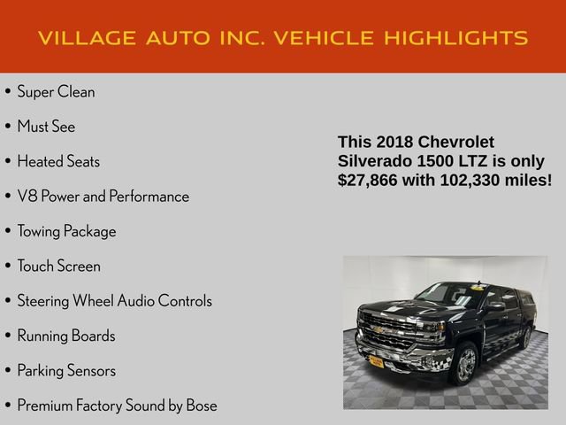 Used 2018 Chevrolet Silverado 1500 LTZ w/ Sport Package image 7