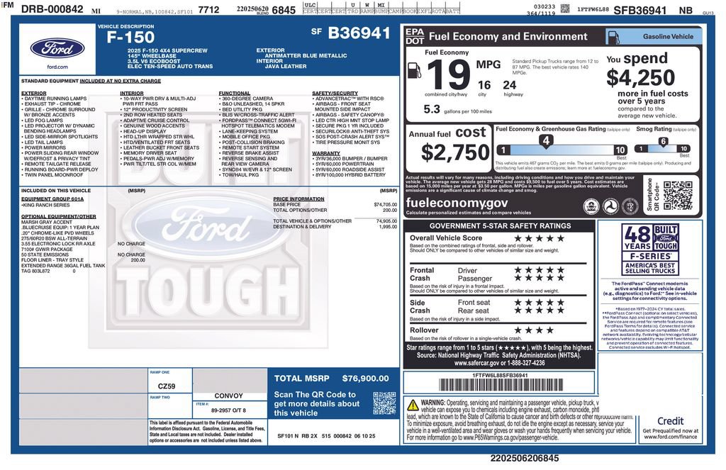 Certified 2025 Ford F150 King Ranch AWD/4WD image 32