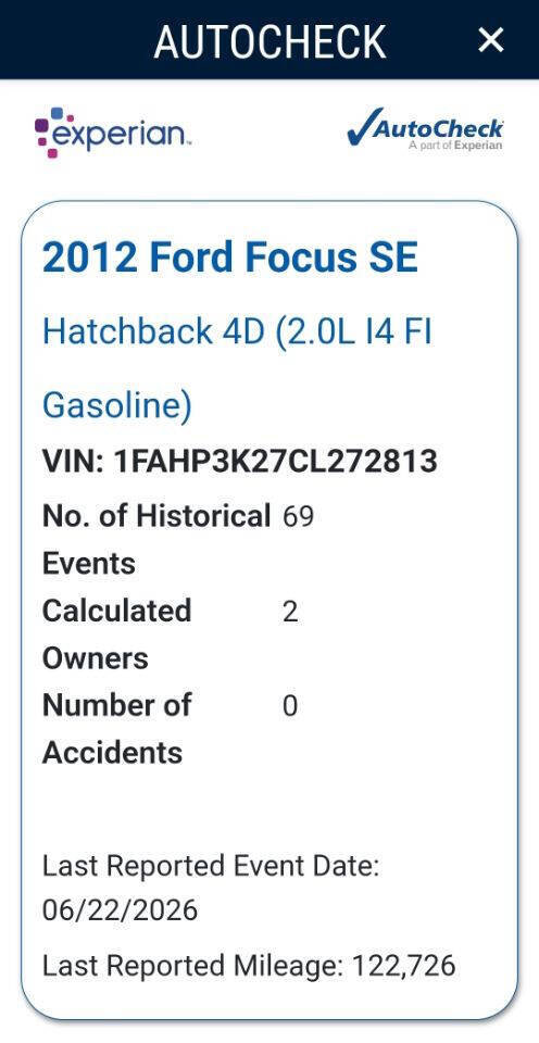 Used 2012 Ford Focus SE FWD image 16
