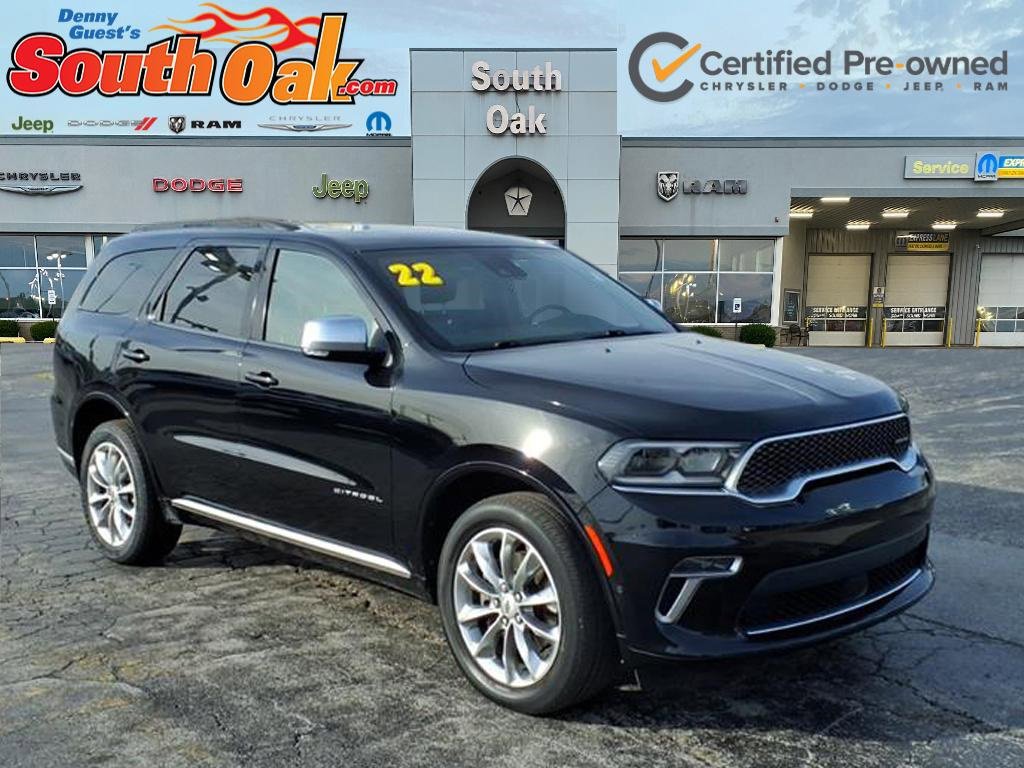 Certified 2022 Dodge Durango Citadel