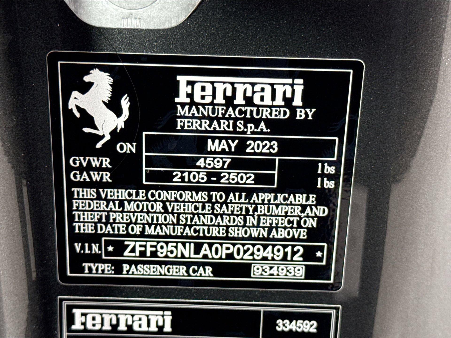 Certified 2023 Ferrari SF90 Stradale AWD/4WD image 27