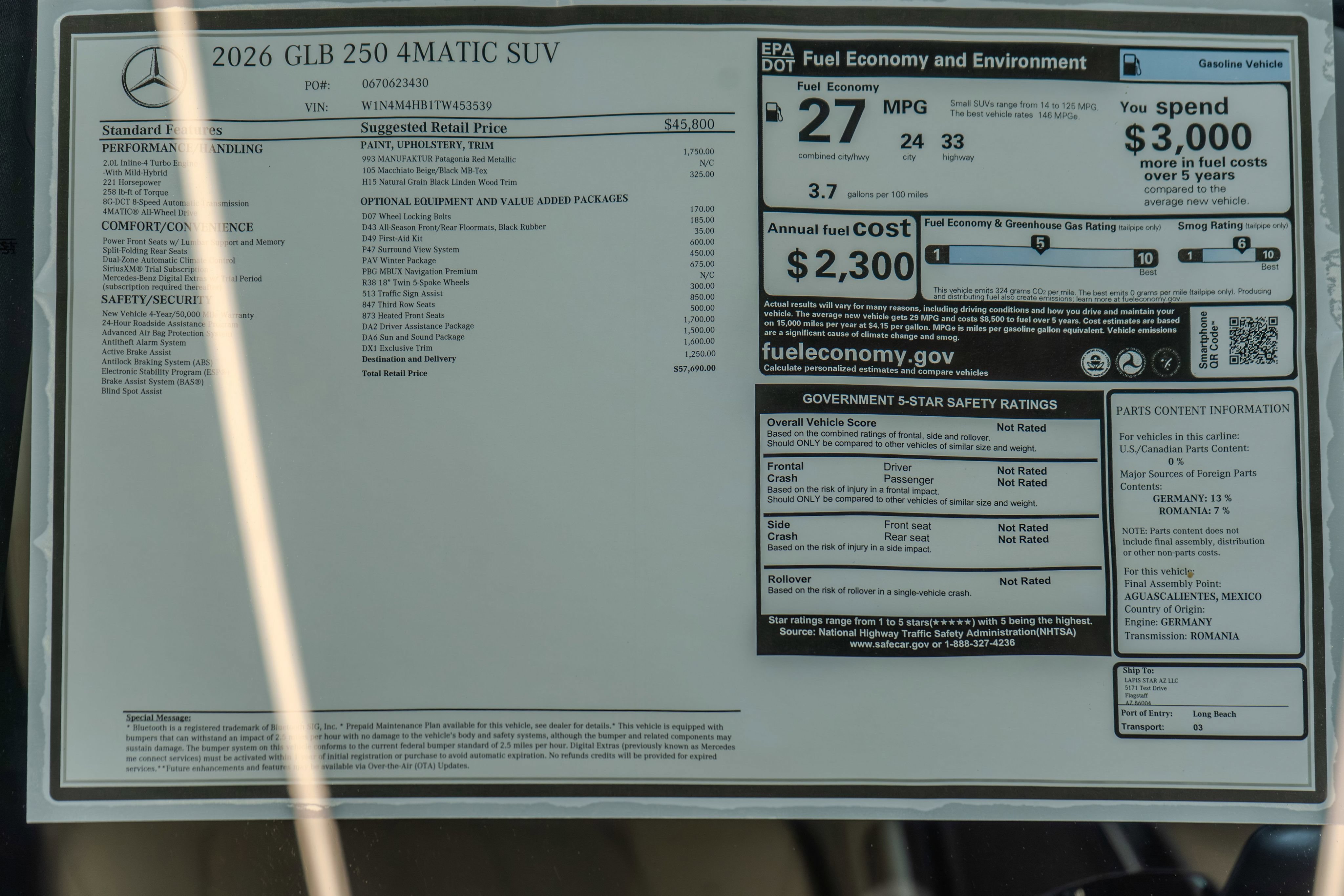 Certified 2026 Mercedes-Benz GLB 250 4MATIC image 36
