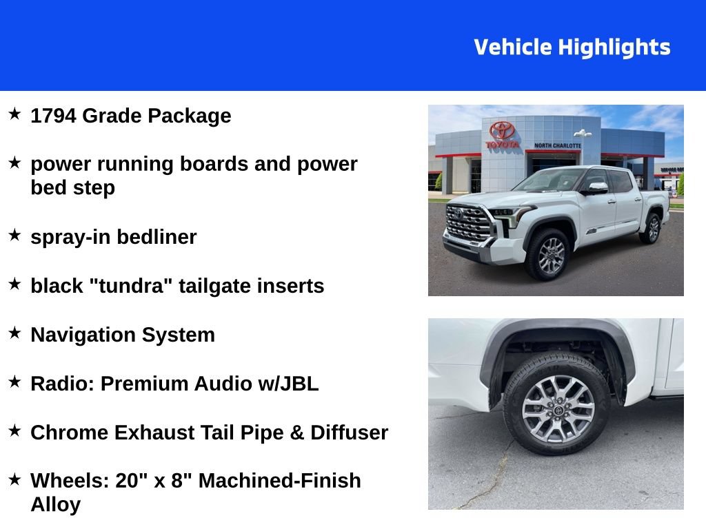 Used 2023 Toyota Tundra 1794 Edition AWD/4WD image 4