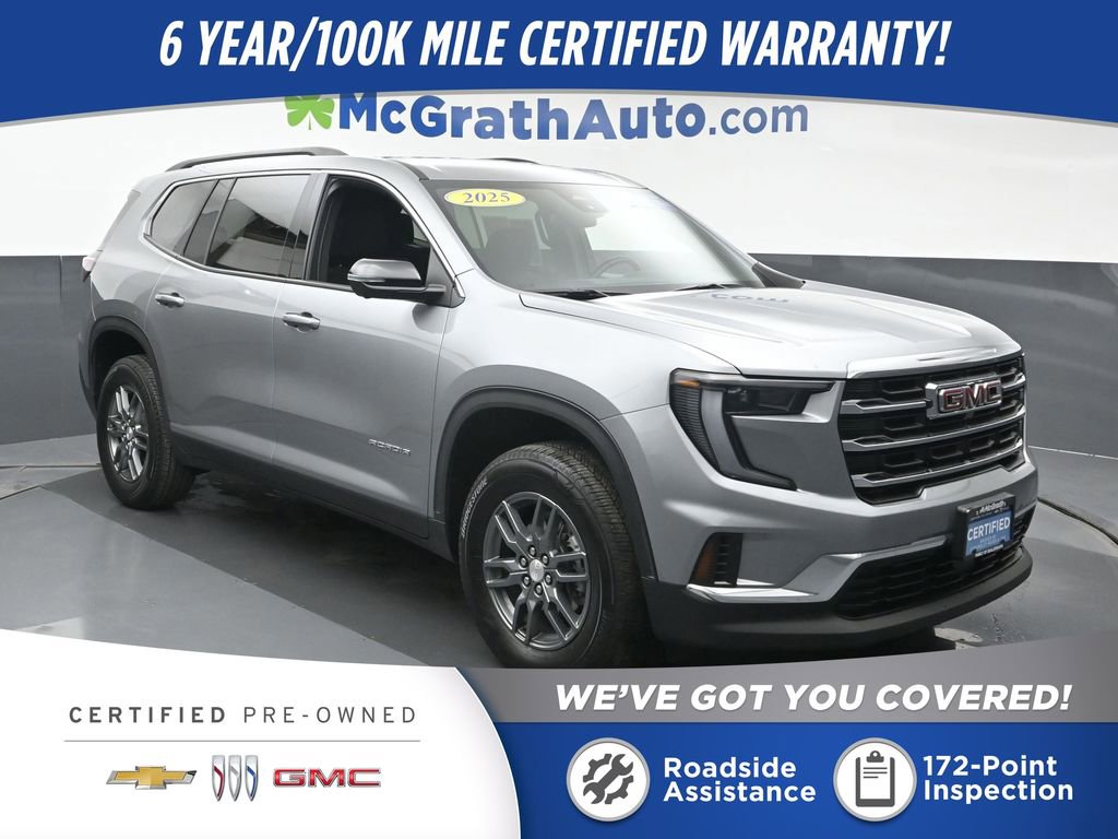 Certified 2025 GMC Acadia Elevation image 1