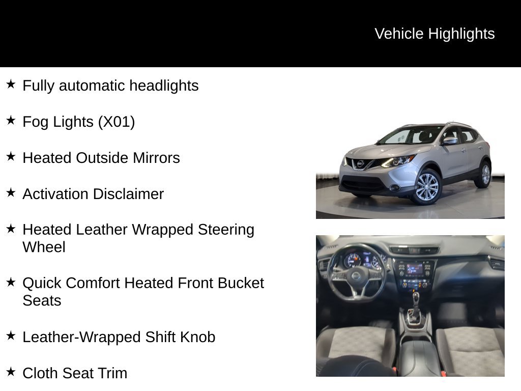 Used 2017 Nissan Rogue Sport SV w/ SV All-Weather Package AWD/4WD image 19