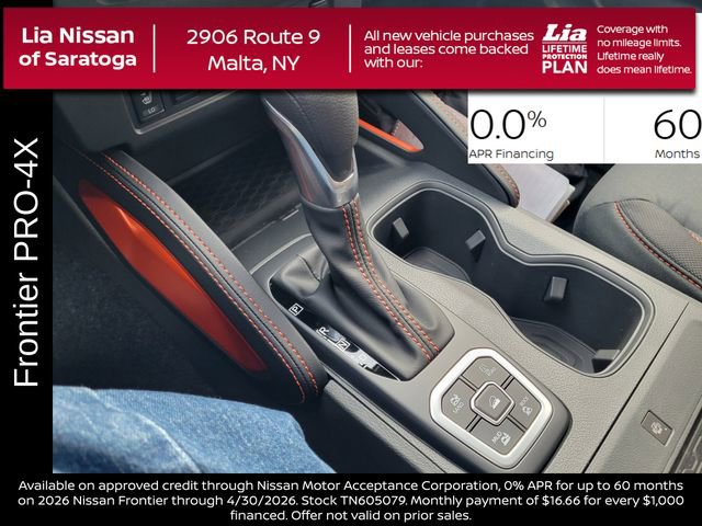 New 2026 Nissan Frontier PRO-4X w/ Pro-4x Convenience Package AWD/4WD image 23
