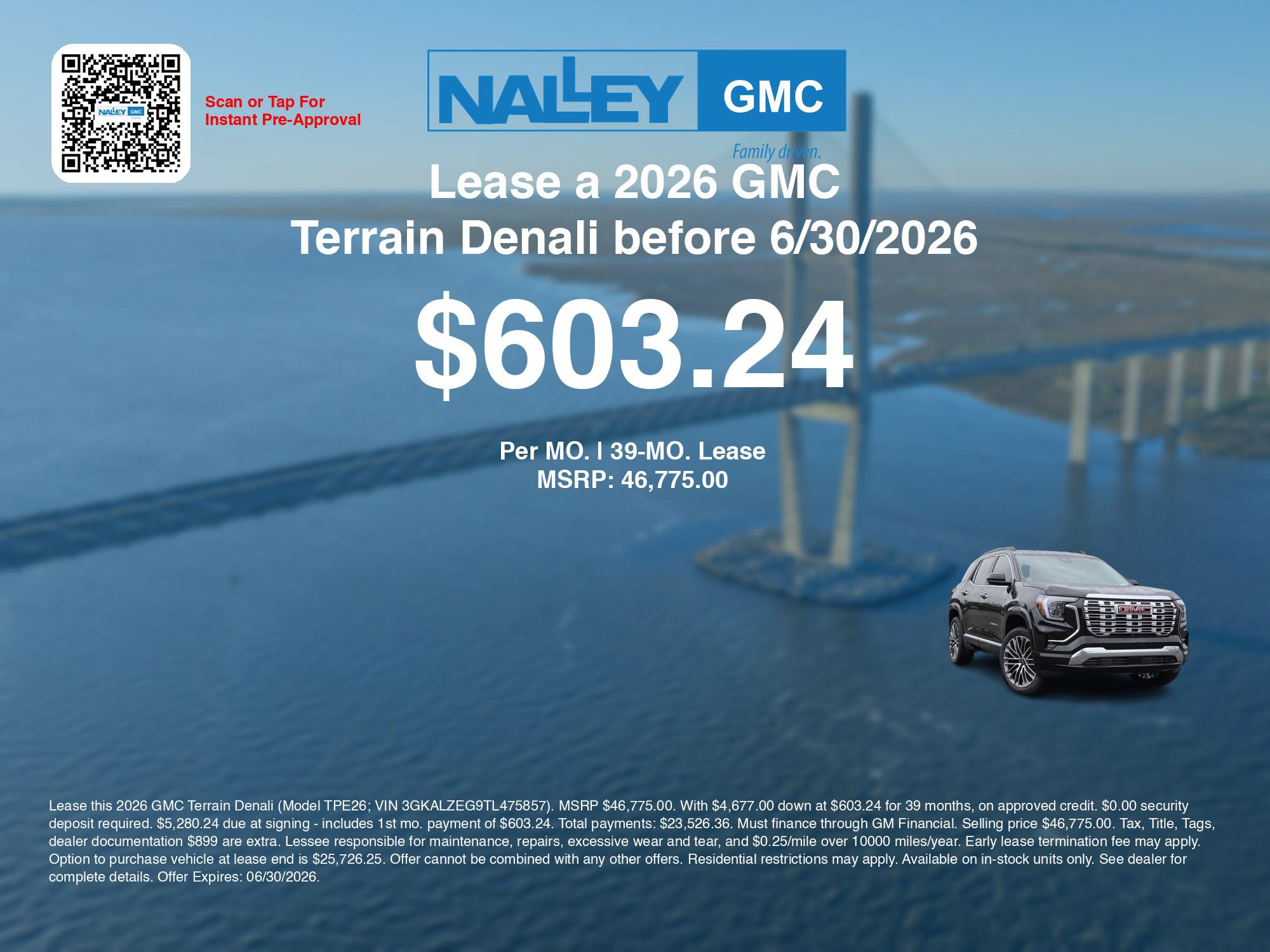 New 2026 GMC Terrain Denali w/ LPO, Floor Liner Package AWD/4WD image 3