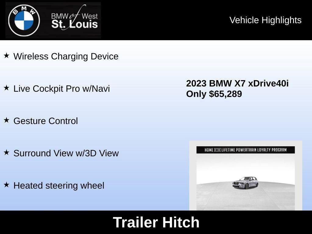 Used 2023 BMW X7 xDrive40i w/ Premium Package image 55