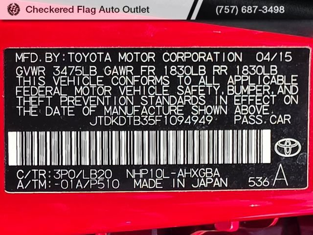 Used 2015 Toyota Prius C Four FWD image 22