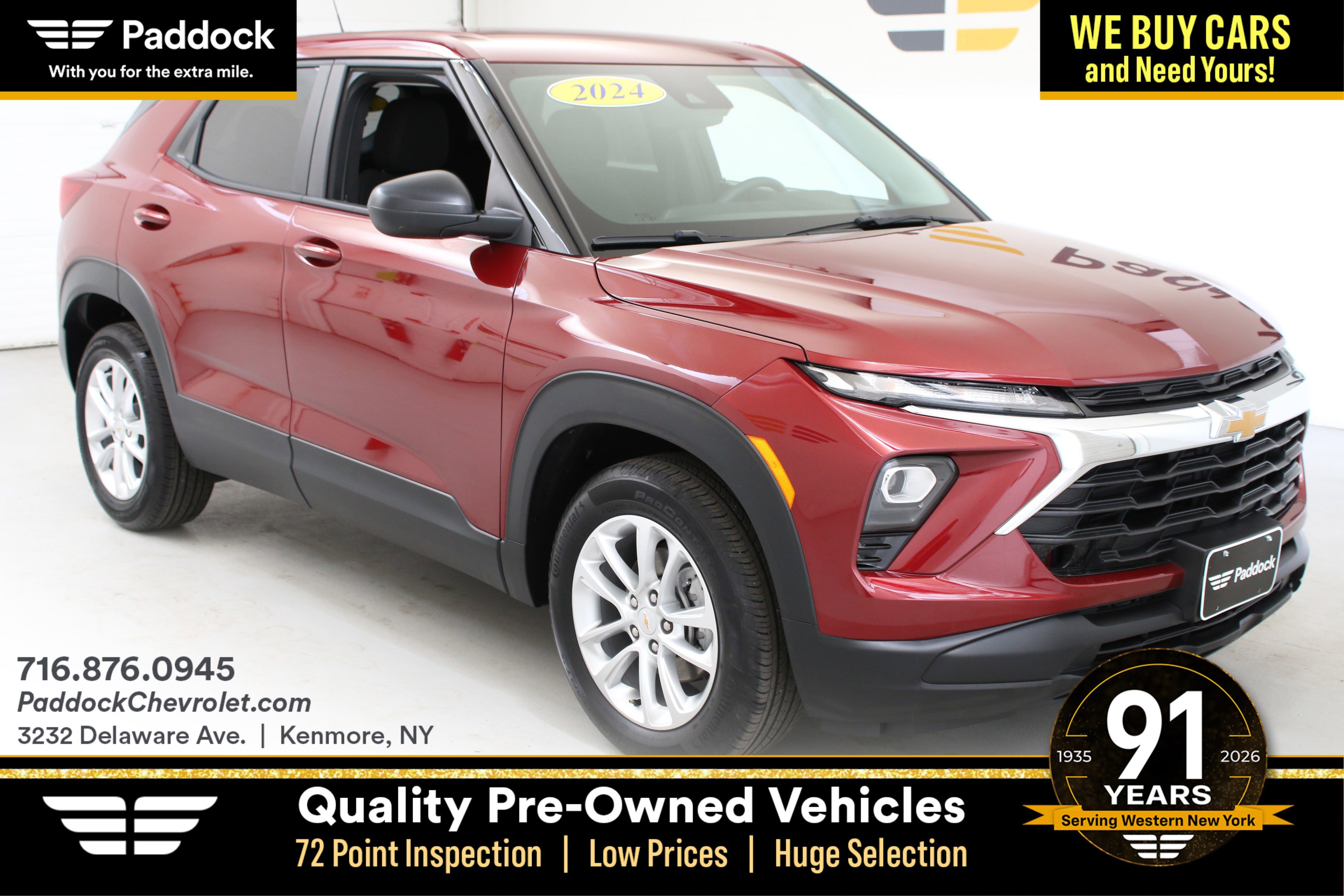 Used 2024 Chevrolet TrailBlazer LS w/ LS Convenience Package FWD image 1