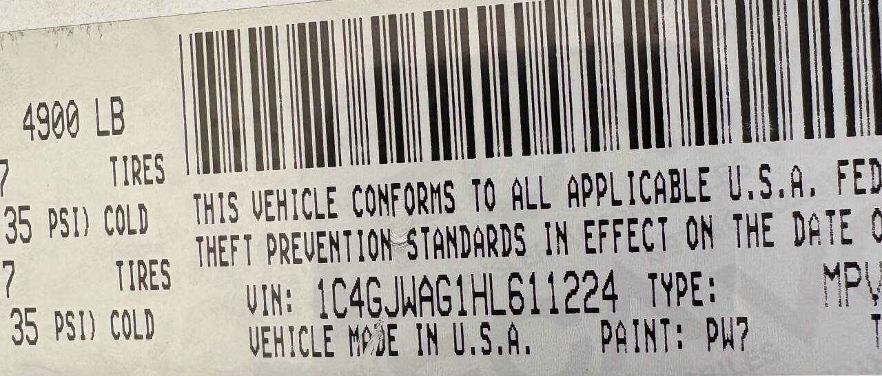 Used 2017 Jeep Wrangler Sport w/ Quick Order Package 24S image 10