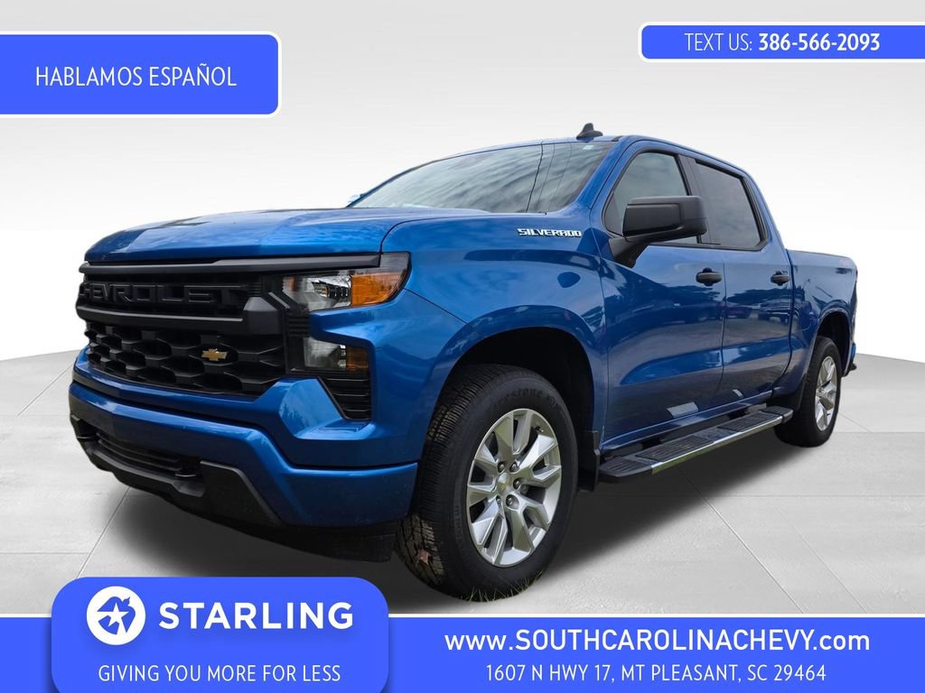 Used 2024 Chevrolet Silverado 1500 Custom AWD/4WD image 1
