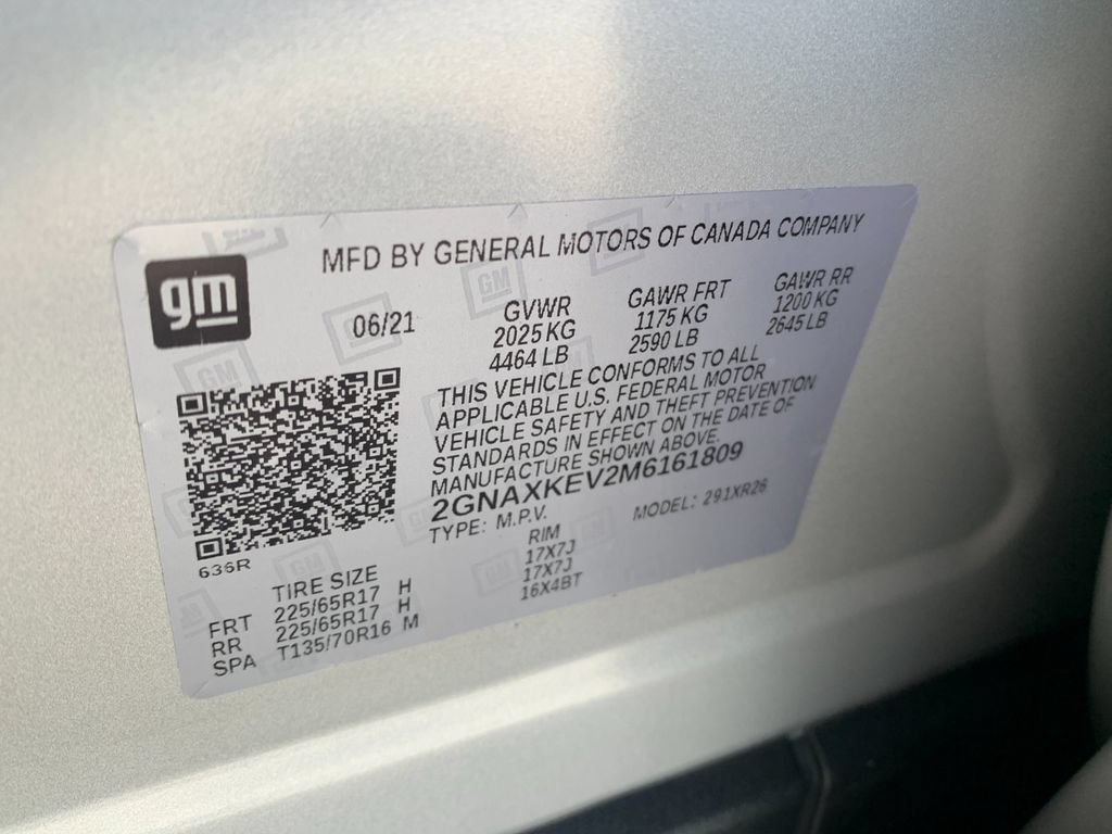 Used 2021 Chevrolet Equinox LT FWD image 35