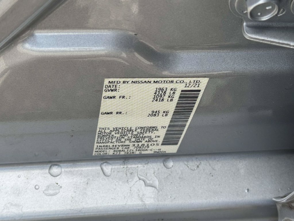 Certified 2022 Nissan Altima 2.5 SL FWD image 22