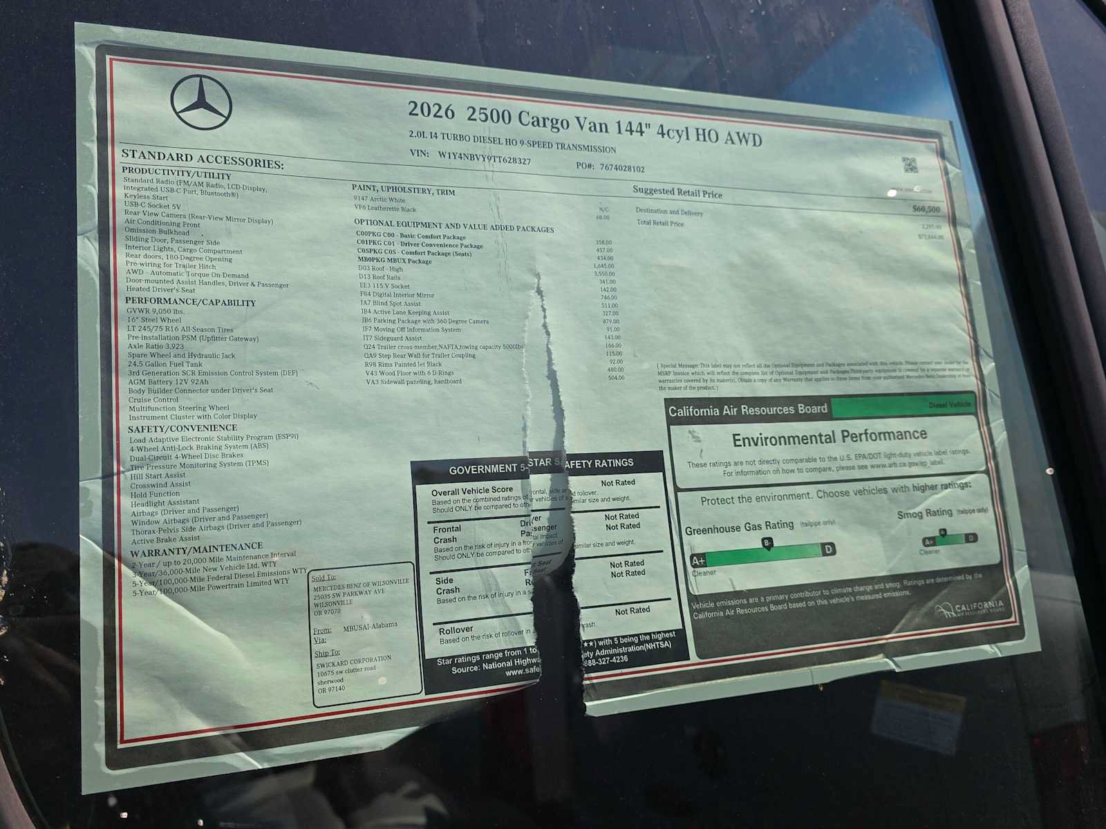 New 2026 Mercedes-Benz Sprinter 2500 image 14