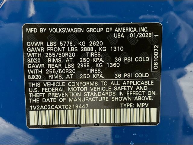 New 2026 Volkswagen Atlas Cross Sport SEL R-Line image 33