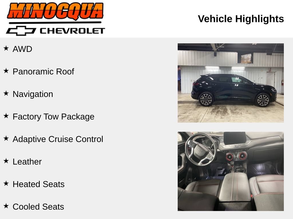 Certified 2025 Chevrolet Blazer RS w/ Enhanced Convenience Package AWD/4WD image 7