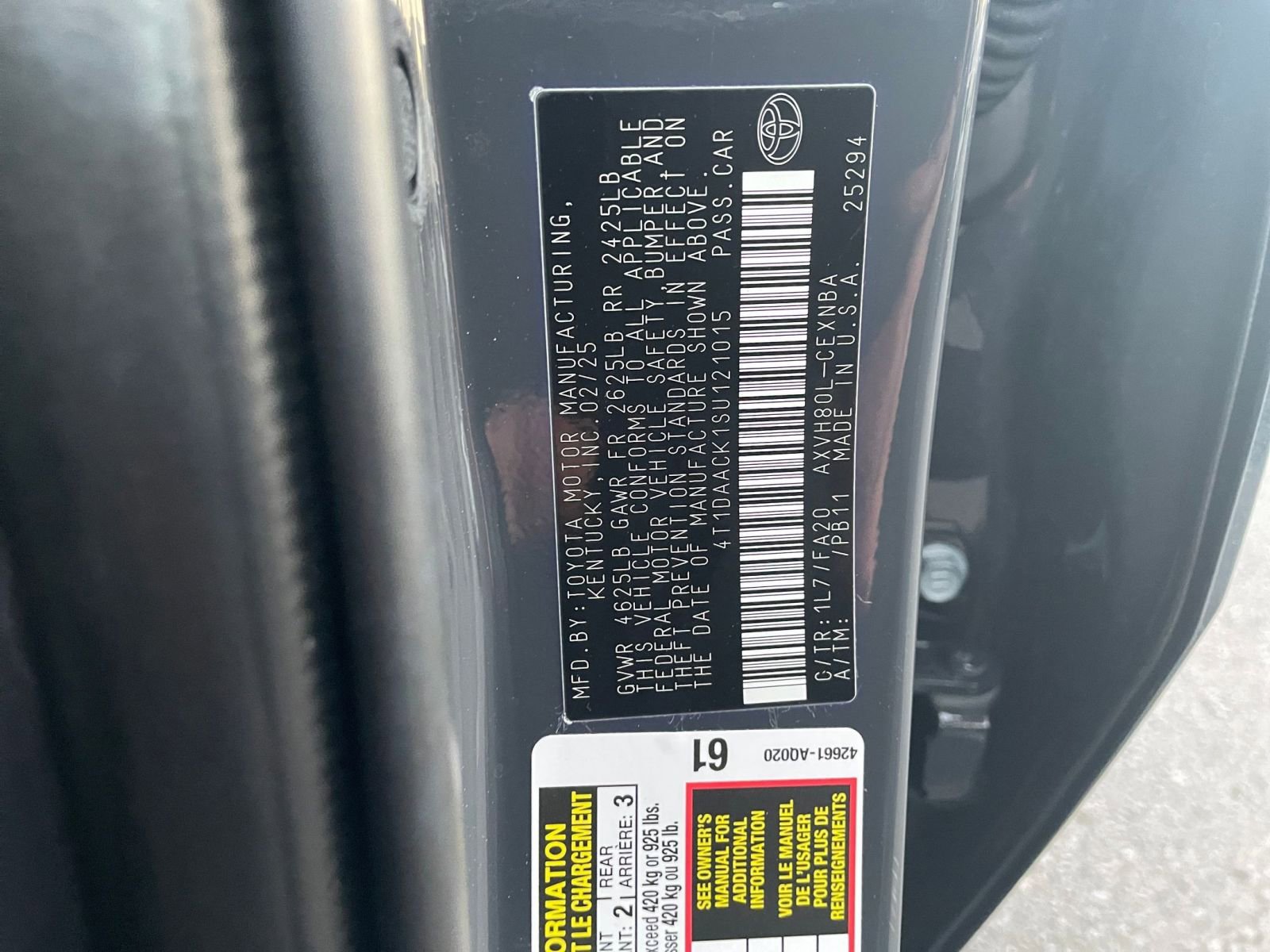 Used 2025 Toyota Camry LE image 22