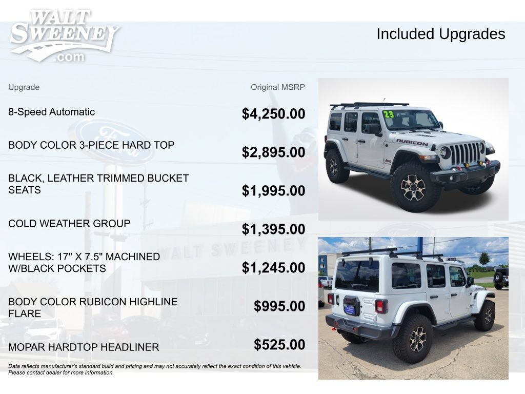 Used 2023 Jeep Wrangler Unlimited Rubicon w/ Cold Weather Group AWD/4WD image 11