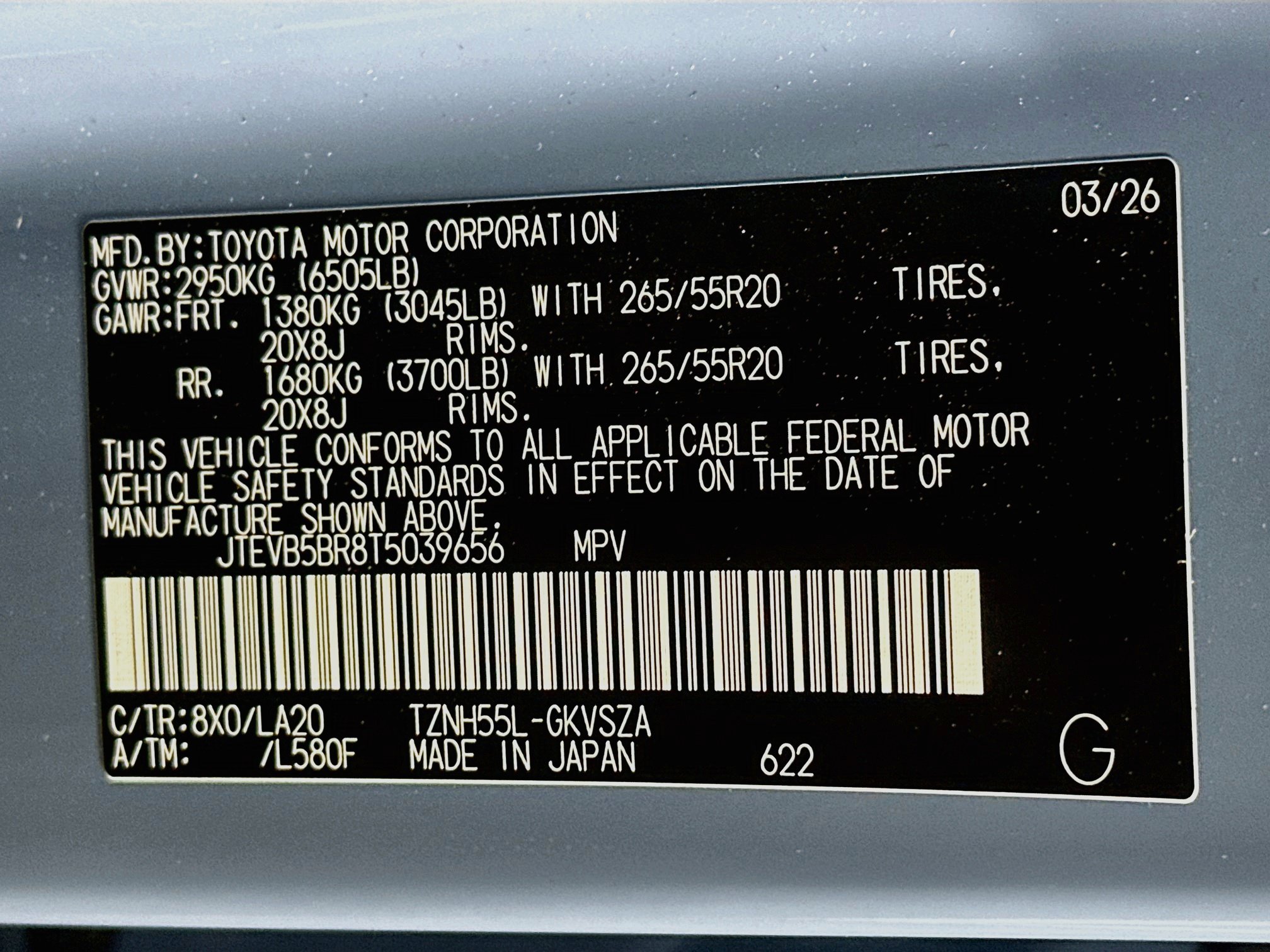 Used 2026 Toyota 4Runner Limited AWD/4WD image 12