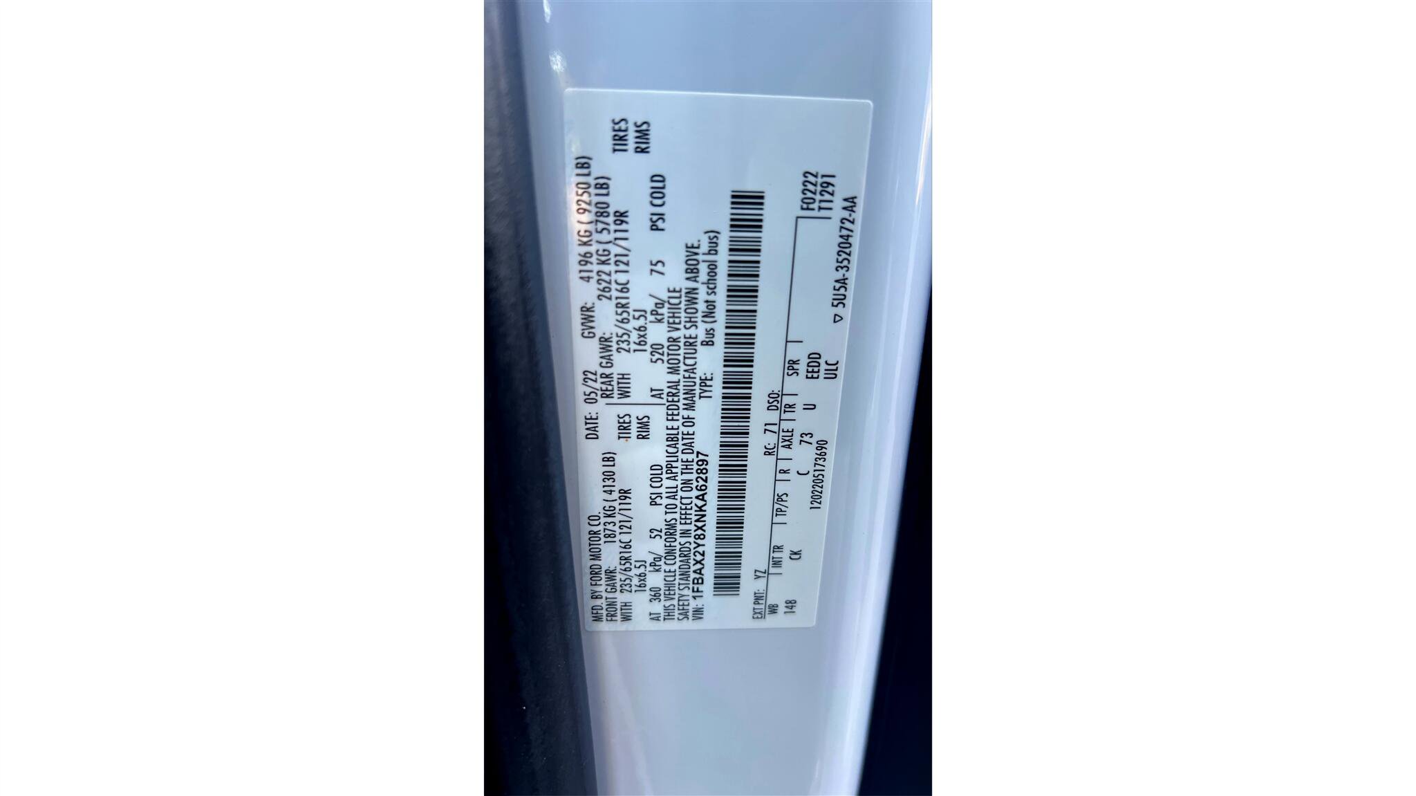 Used 2022 Ford Transit 350 XLT image 55