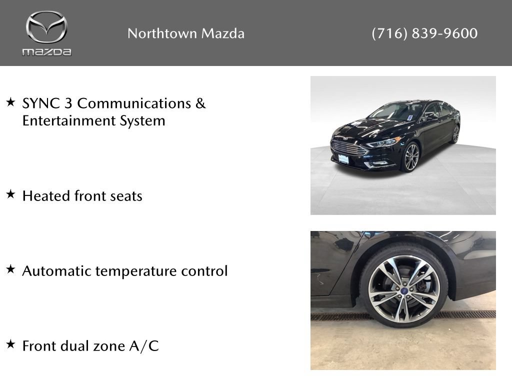 Used 2017 Ford Fusion Titanium FWD image 2