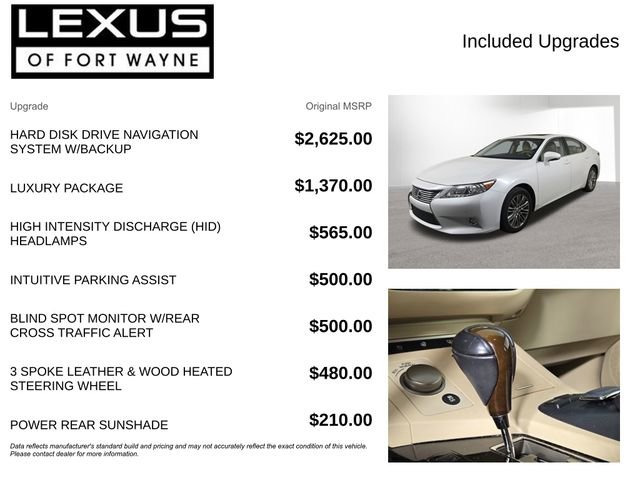 Used 2014 Lexus ES 350 w/ Luxury Package FWD image 4
