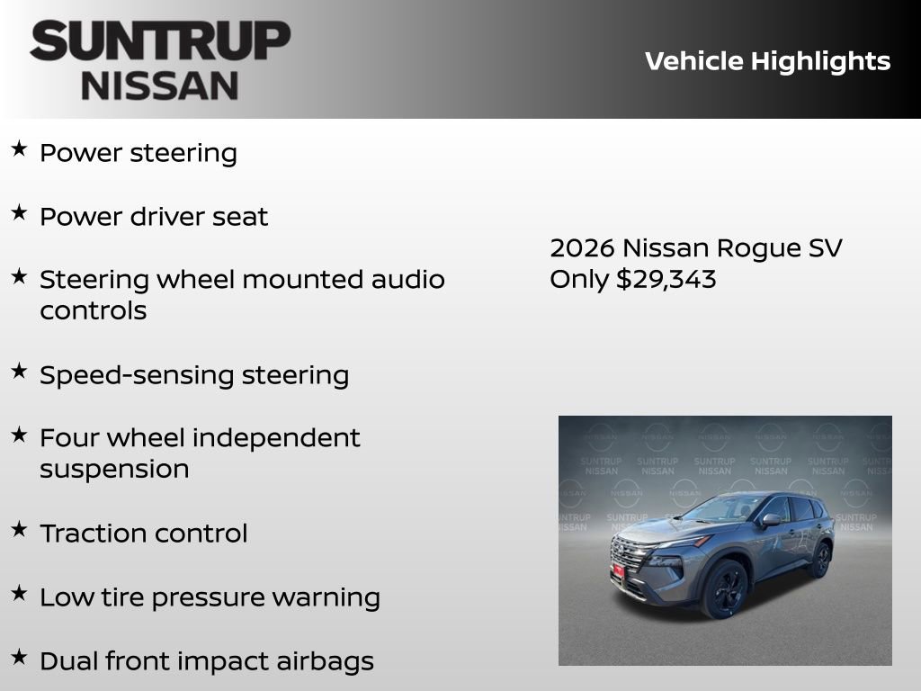 New 2026 Nissan Rogue SV AWD/4WD image 8