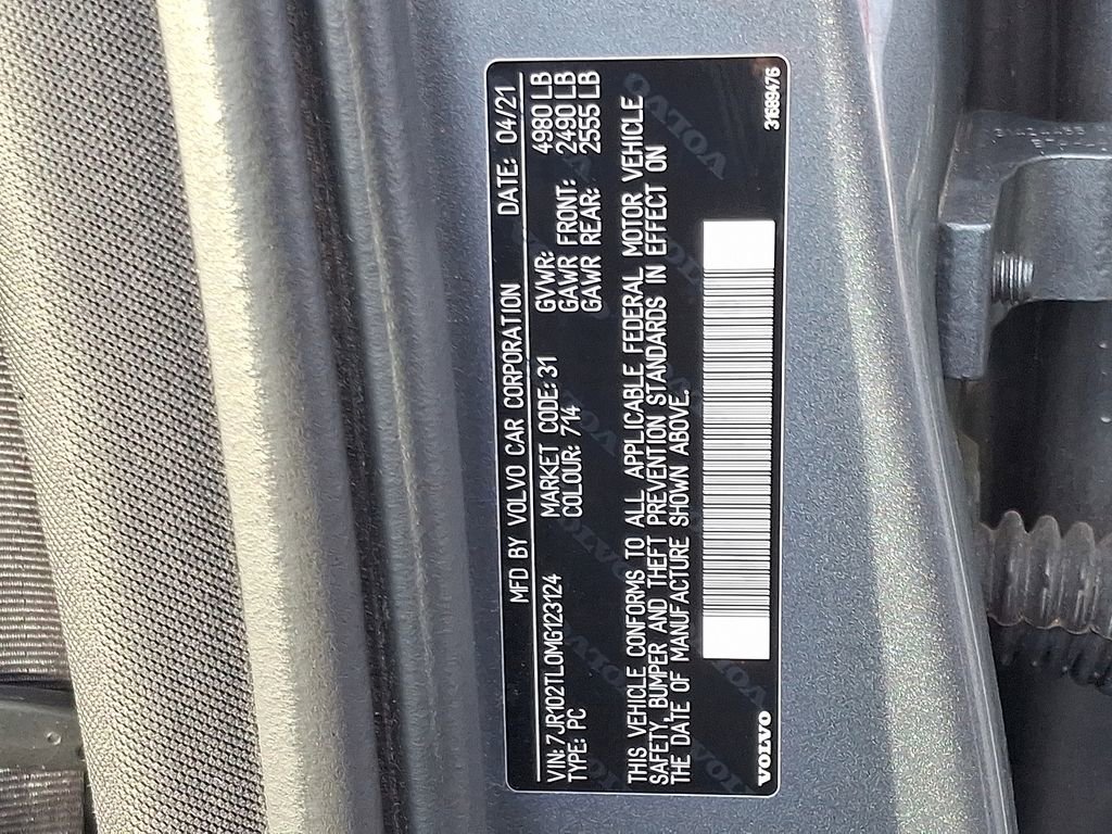 Used 2021 Volvo S60 T5 Inscription image 26