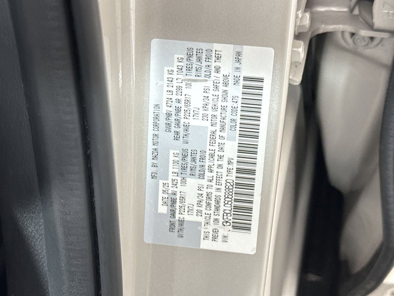 Used 2025 MAZDA CX-5 AWD 2.5 S w/ Preferred Package image 29