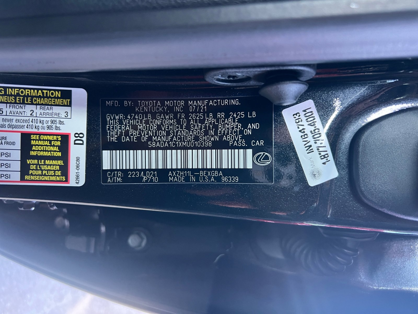 Used 2021 Lexus ES 300h w/ Premium Package image 22