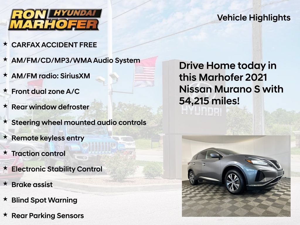 Used 2021 Nissan Murano S FWD image 13