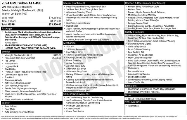 Used 2024 GMC Yukon AT4 image 31