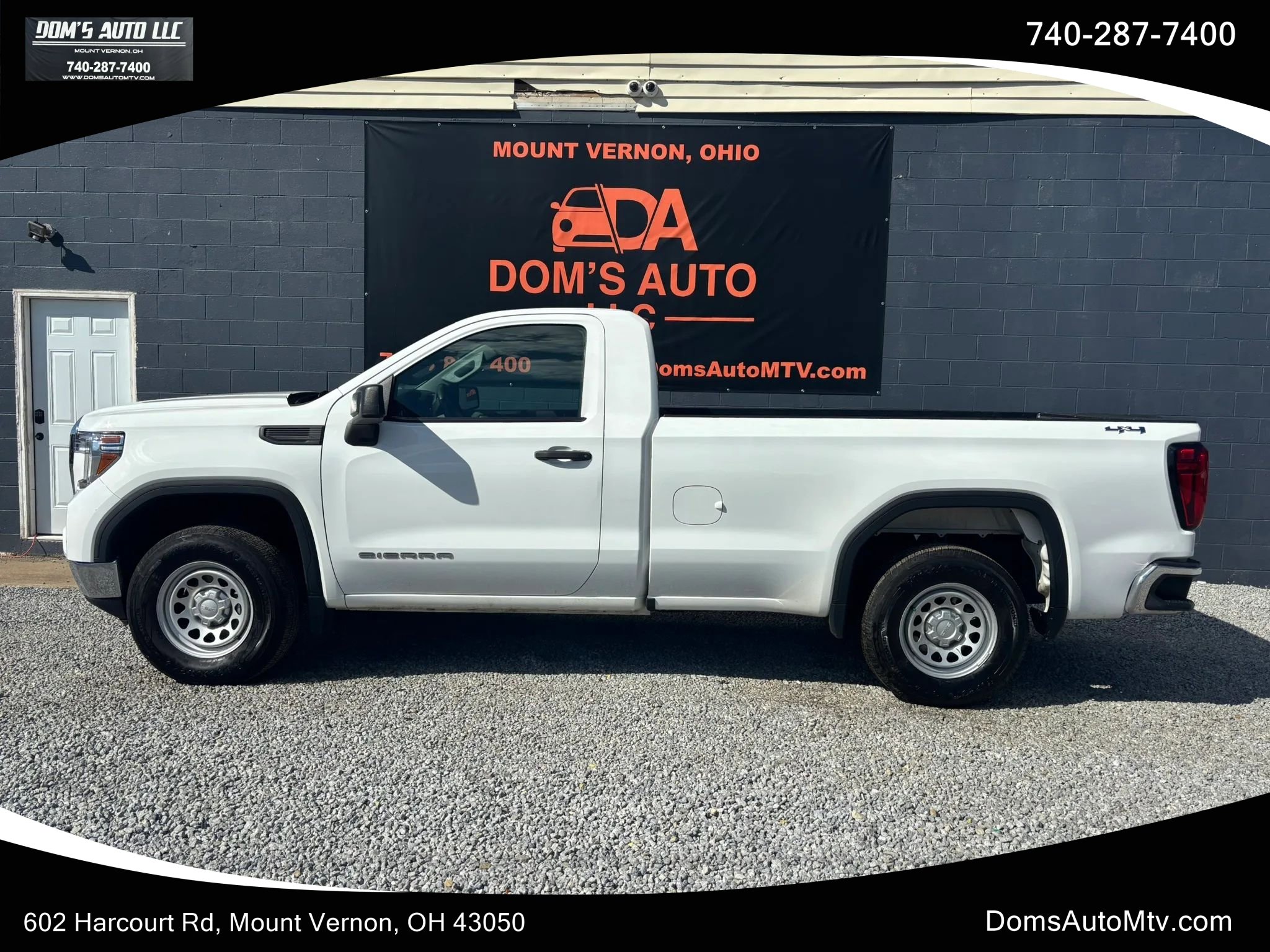 Used 2020 GMC Sierra 1500 4x4 Regular Cab w/ Sierra Value Package image 1