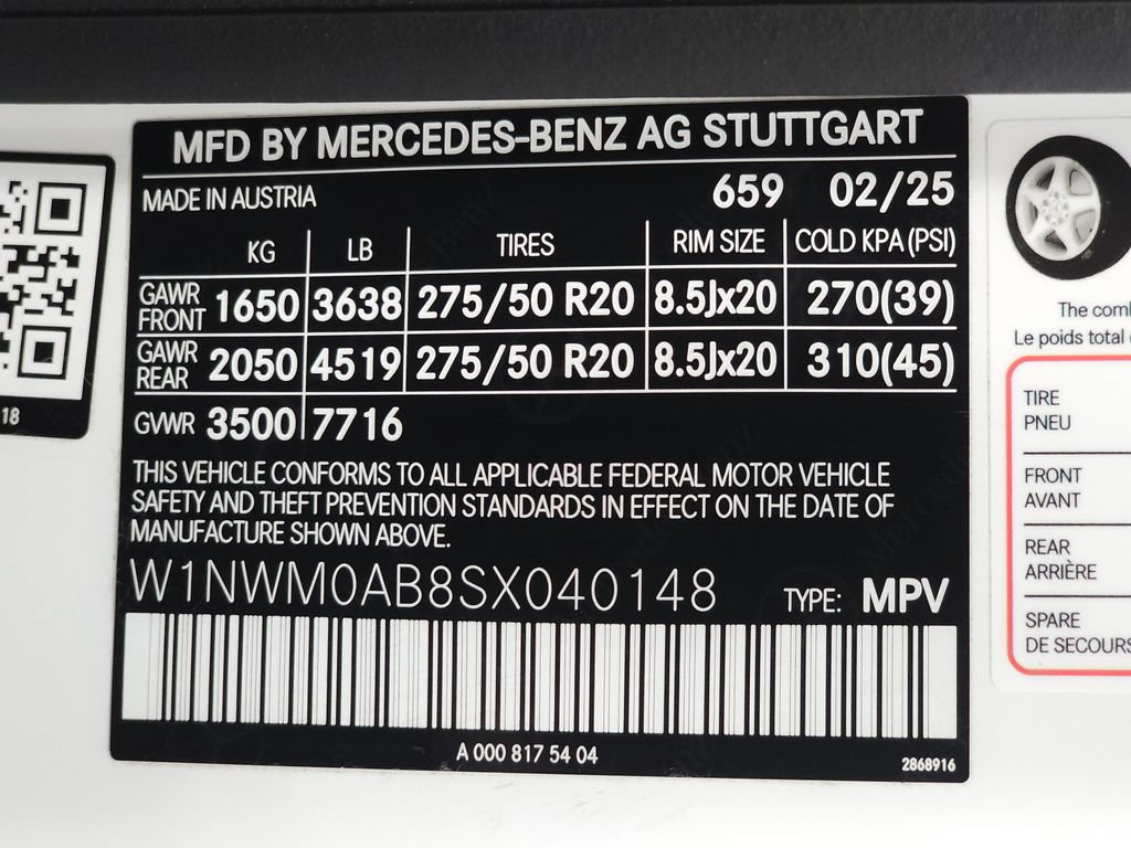 Certified 2025 Mercedes-Benz G 580 w/ EQ Technology image 37