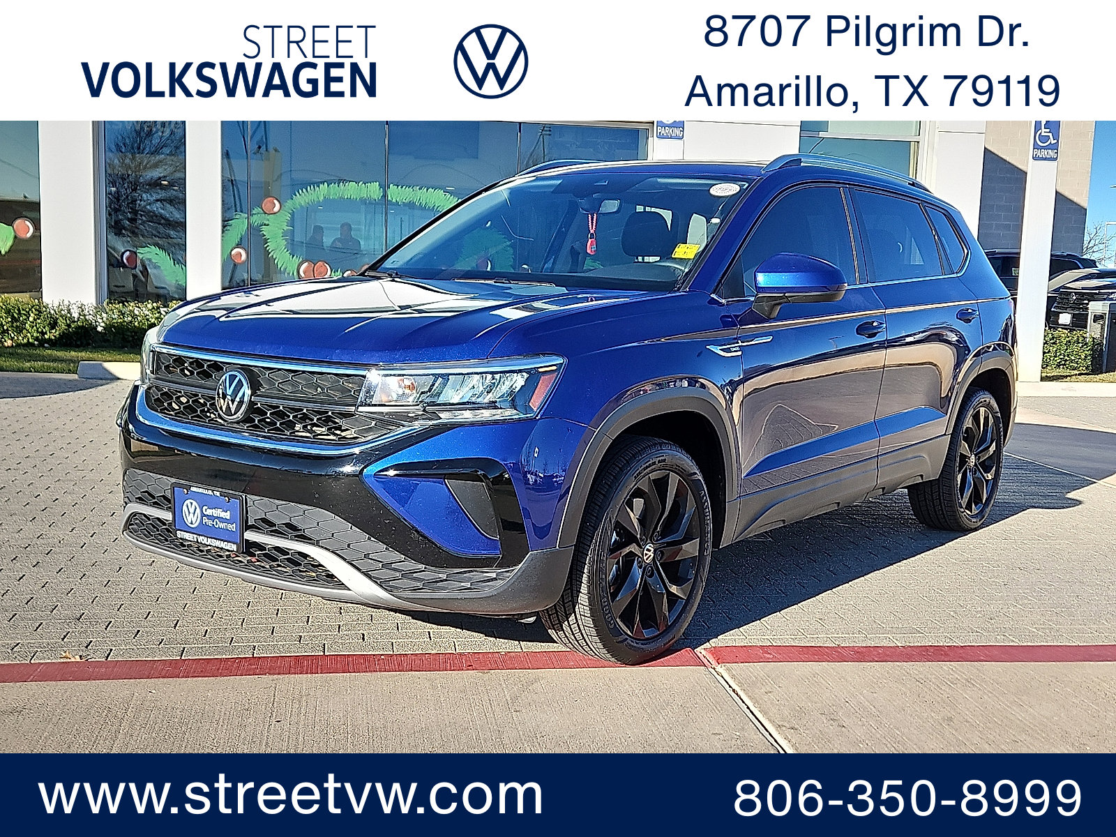 Certified 2023 Volkswagen Taos SE w/ Panoramic Sunroof Package