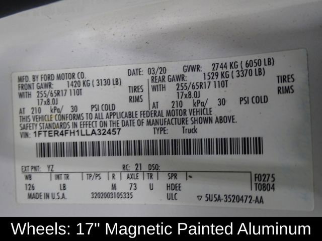 Used 2020 Ford Ranger XLT w/ Equipment Group 301A Mid AWD/4WD image 19