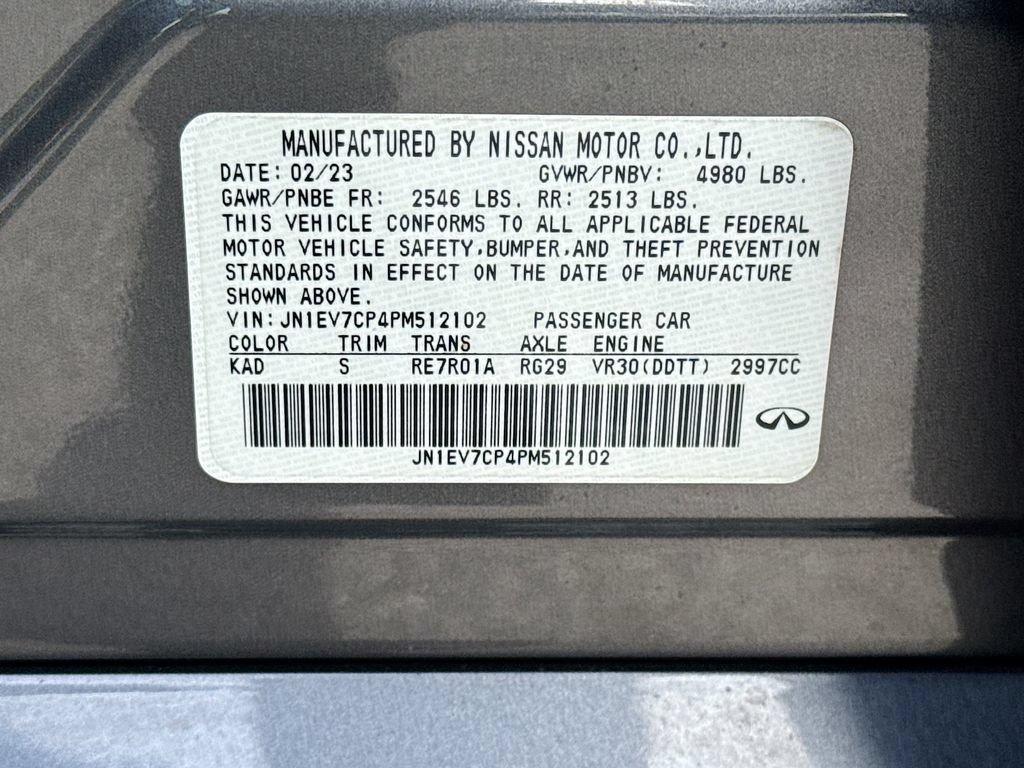 Used 2023 INFINITI Q50 Sensory RWD image 35