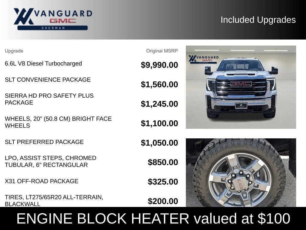 Used 2025 GMC Sierra 2500 SLT w/ SLT Convenience Package AWD/4WD image 20