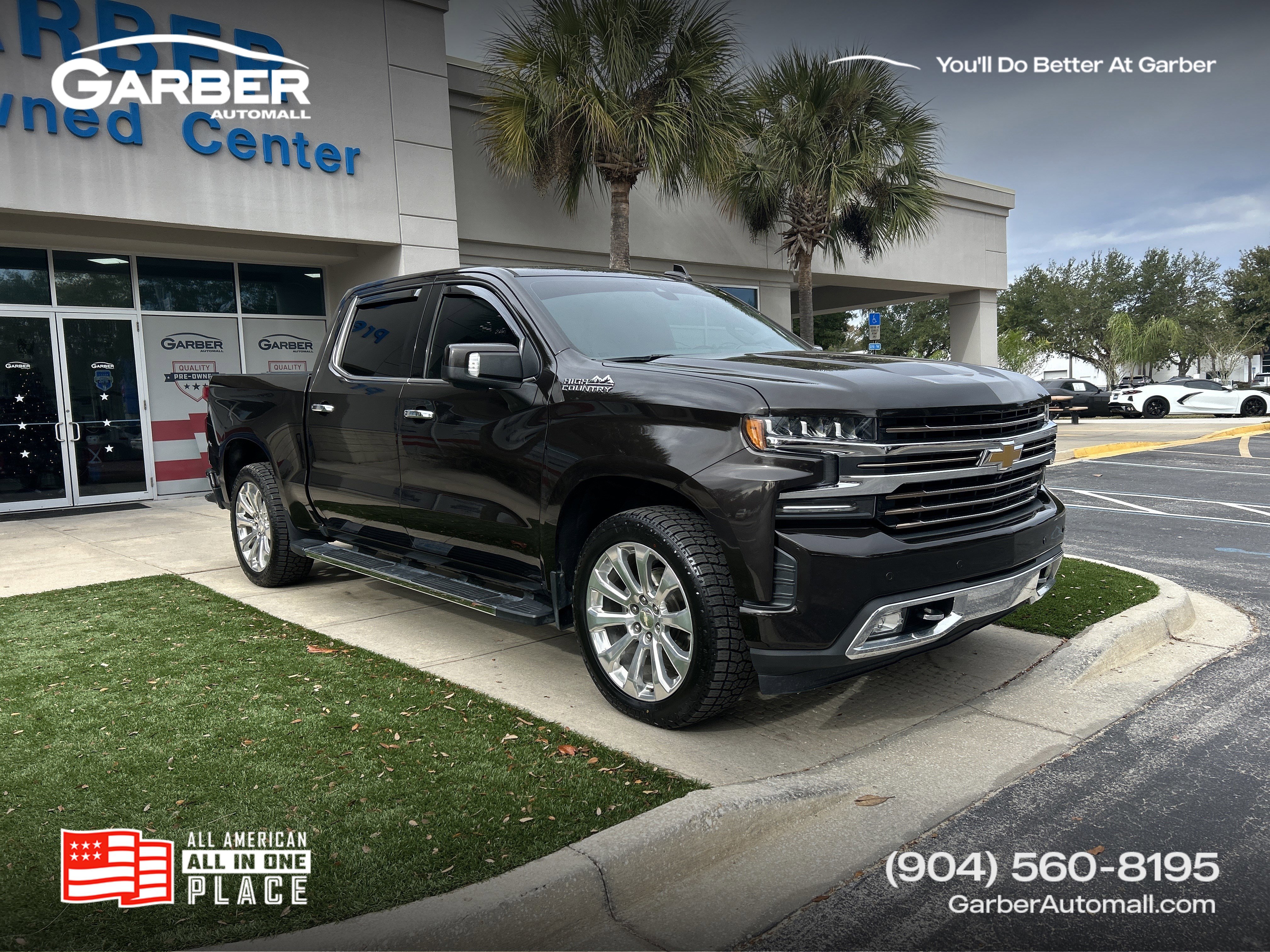 Used 2019 Chevrolet Silverado 1500 High Country w/ Technology Package image 1