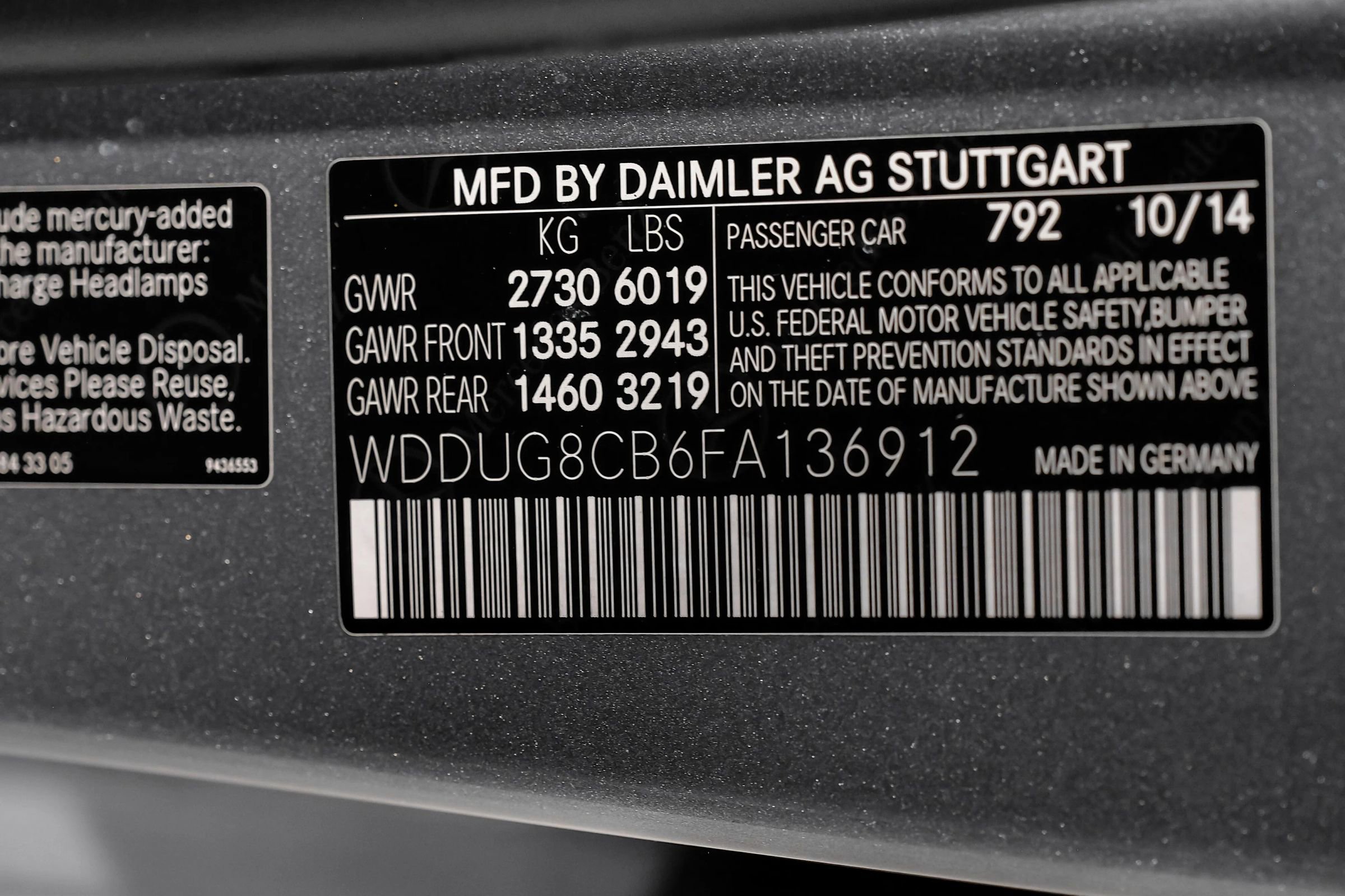 Used 2015 Mercedes-Benz S 550 Sedan w/ Sport Package w/ Sport Package image 68