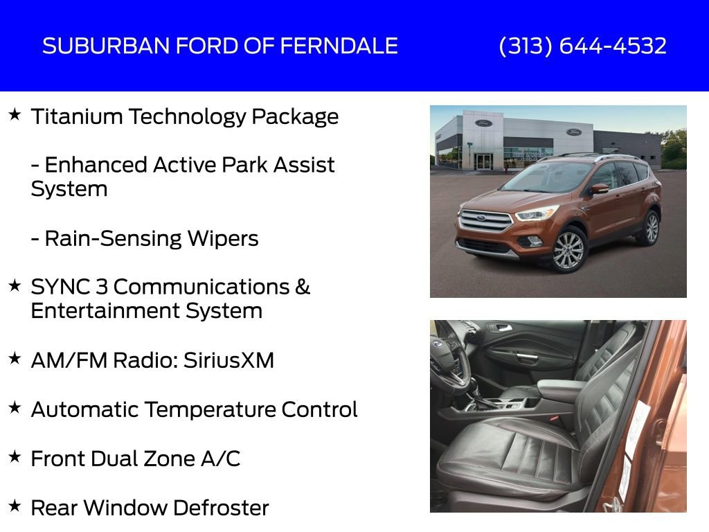 Used 2017 Ford Escape Titanium w/ Canadian Touring Package image 9