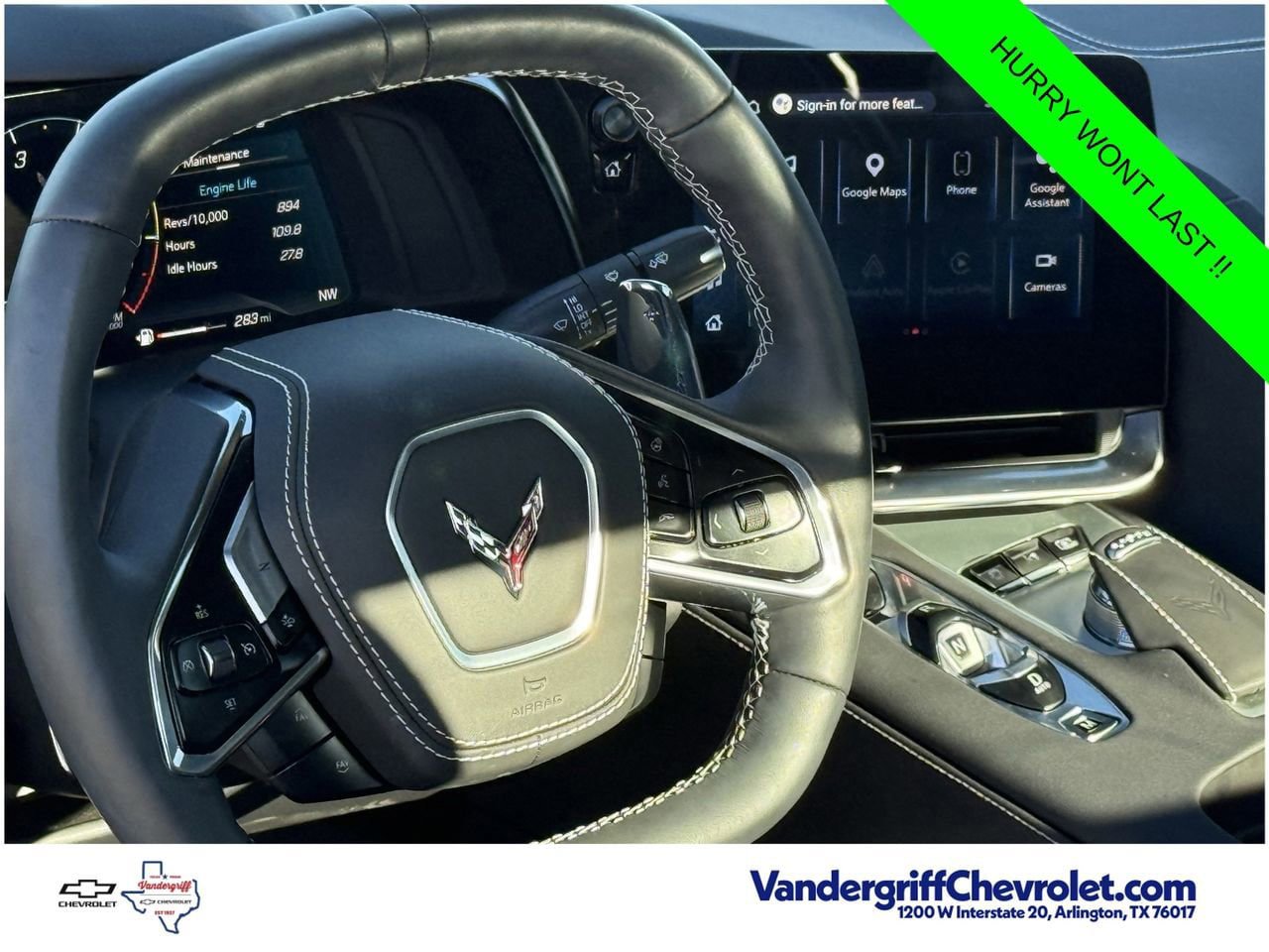 Used 2025 Chevrolet Corvette Stingray Preferred Conv w/ Z51 Performance Package RWD image 11