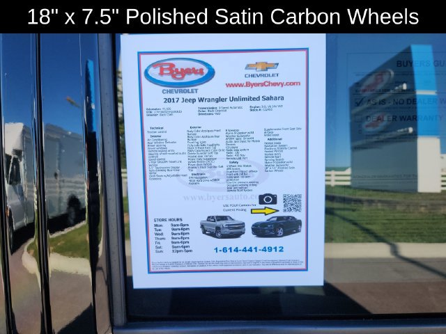 Used 2017 Jeep Wrangler Unlimited Sahara w/ Dual Top Group AWD/4WD image 13