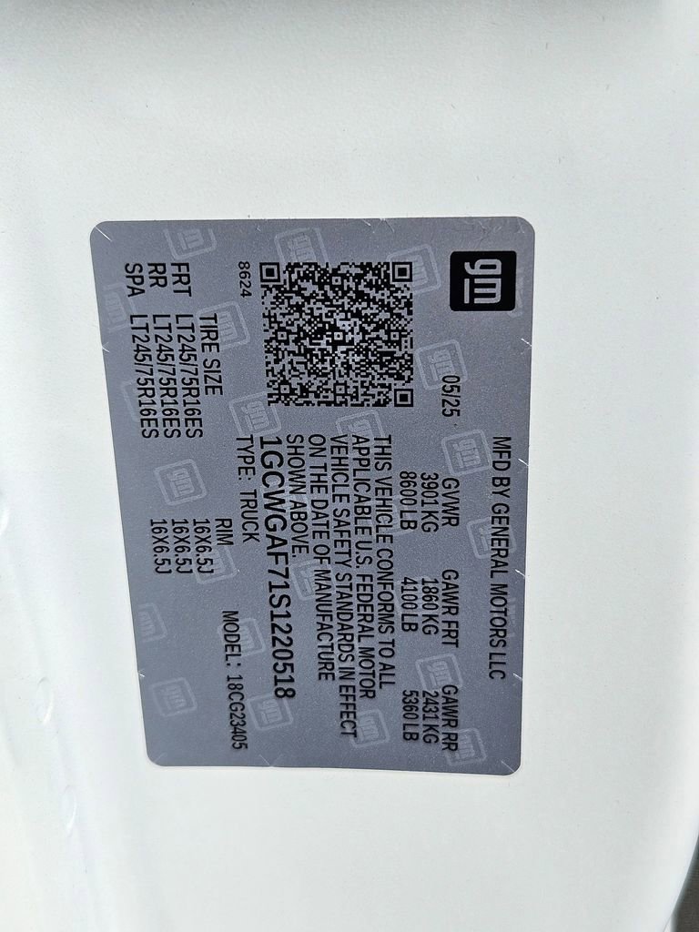 New 2025 Chevrolet Express 2500 w/ Driver Convenience Package image 41