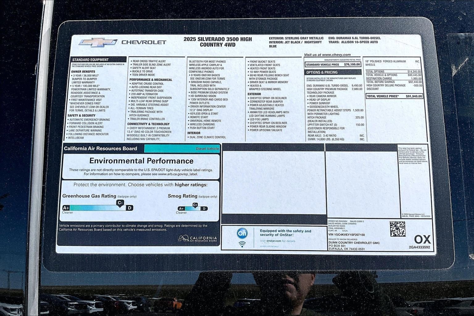 New 2025 Chevrolet Silverado 3500 High Country w/ High Country Premium Package image 13